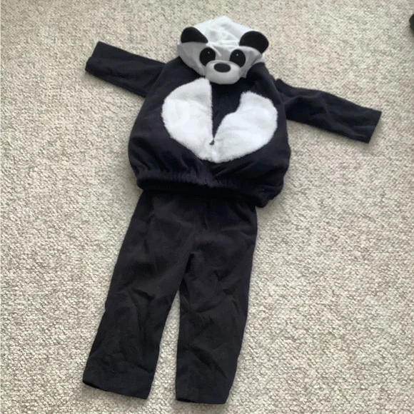 Carter s Costumes Carters Panda Costume Black White Dress Up 8
